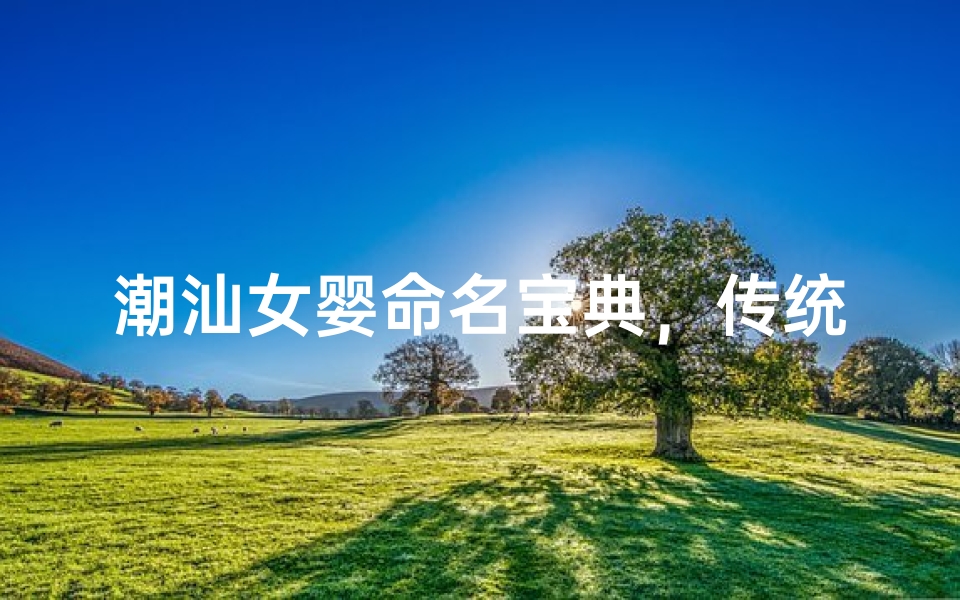 潮汕女婴命名宝典,传统与现代融合的300个吉祥好名推荐-海瑞算卦网