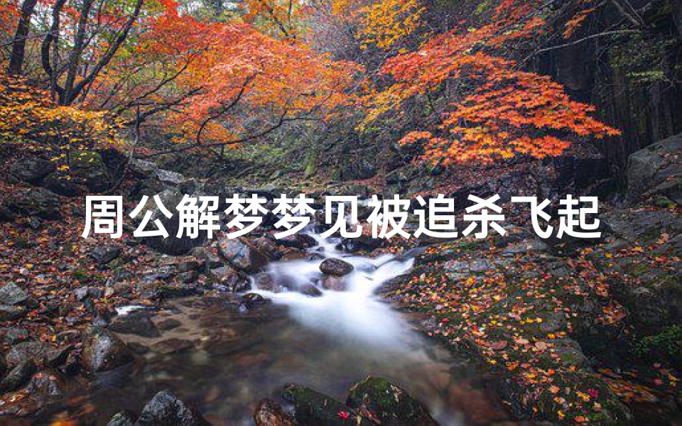 周公解梦梦见被追杀飞起来(梦中梦见自己被追杀有什么征兆)