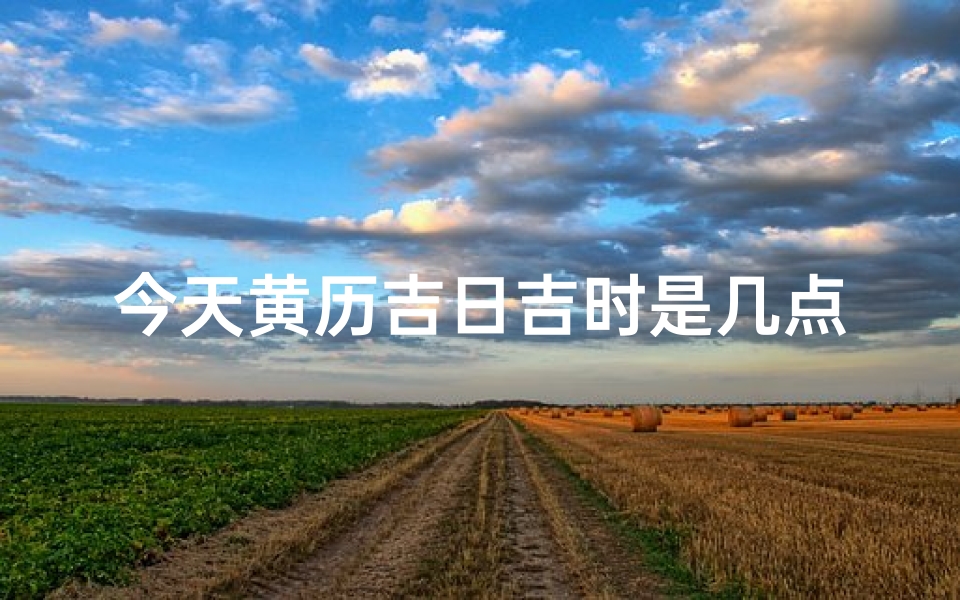 今天黄历吉日吉时是几点(2025年初一吉时是几点到几点大年初一吉利时辰)
