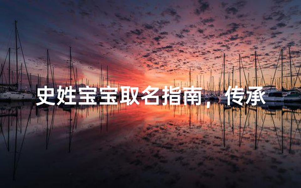 史姓宝宝取名指南,传承家族荣耀的命名艺术