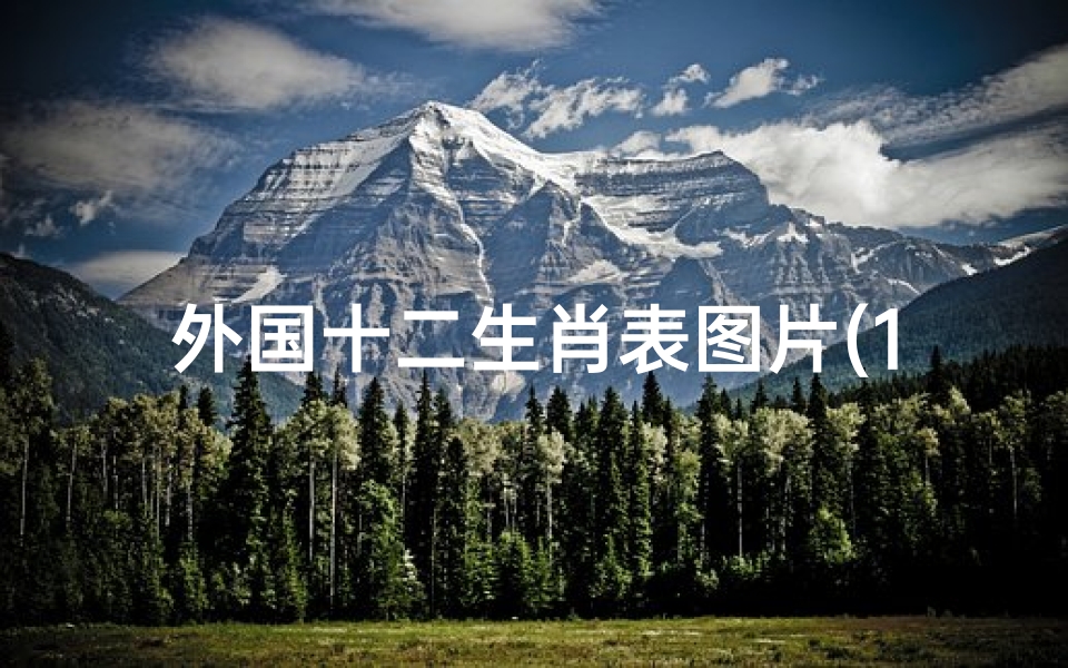 外国十二生肖表图片(12生肖是什么)