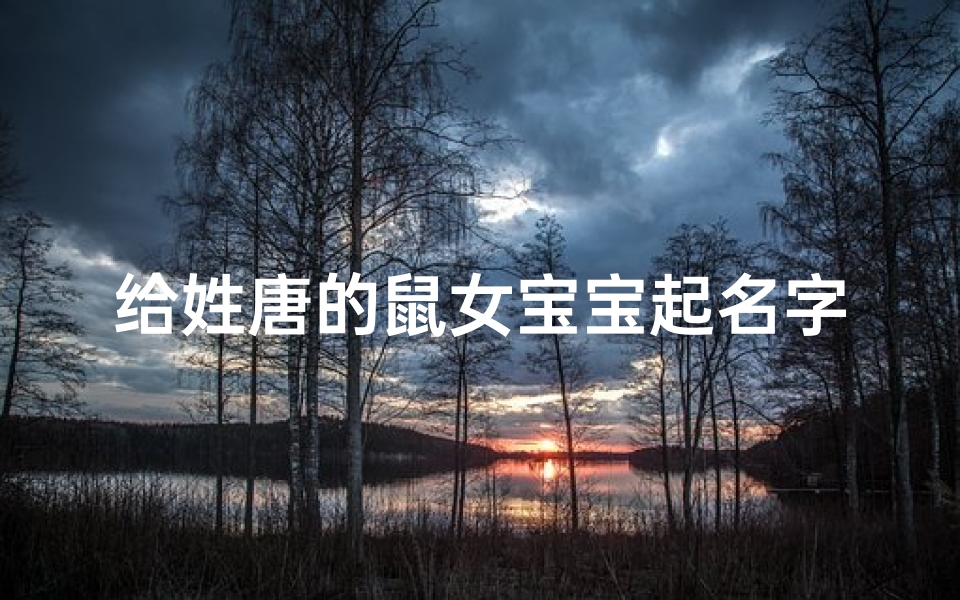 给姓唐的鼠女宝宝起名字(属相老鼠女宝名字有梦字怎么样,属鼠的女孩取什么名字)