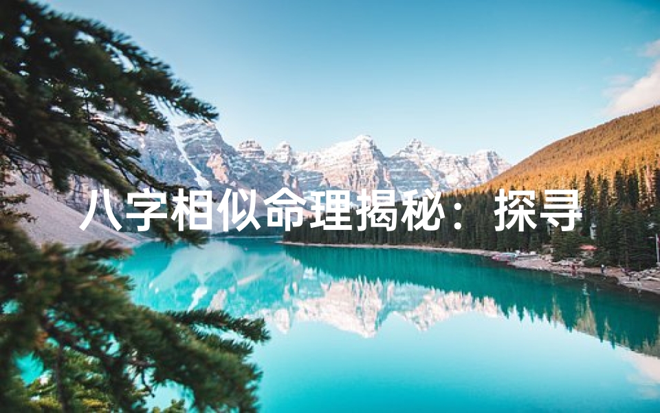 八字相似命理揭秘:探寻命中注定缘分