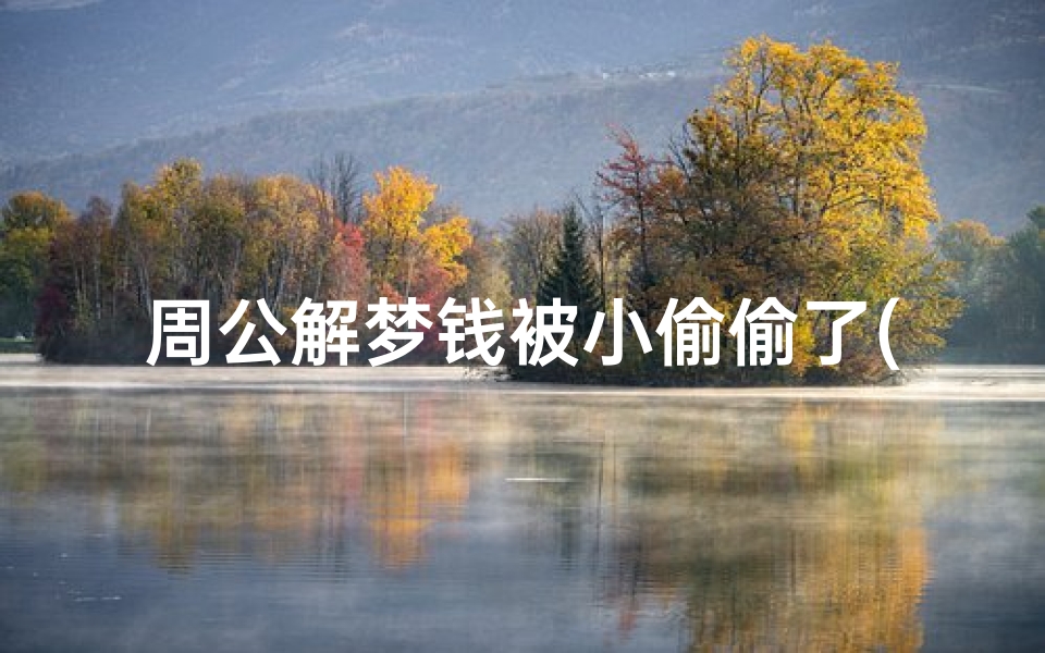 周公解梦钱被小偷偷了(梦见小偷把钱偷走了是什么意思)