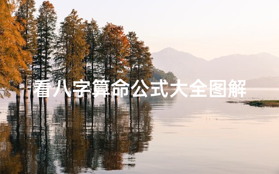 看八字算命公式大全图解(生辰八字怎么算,人的生辰八字对照表)