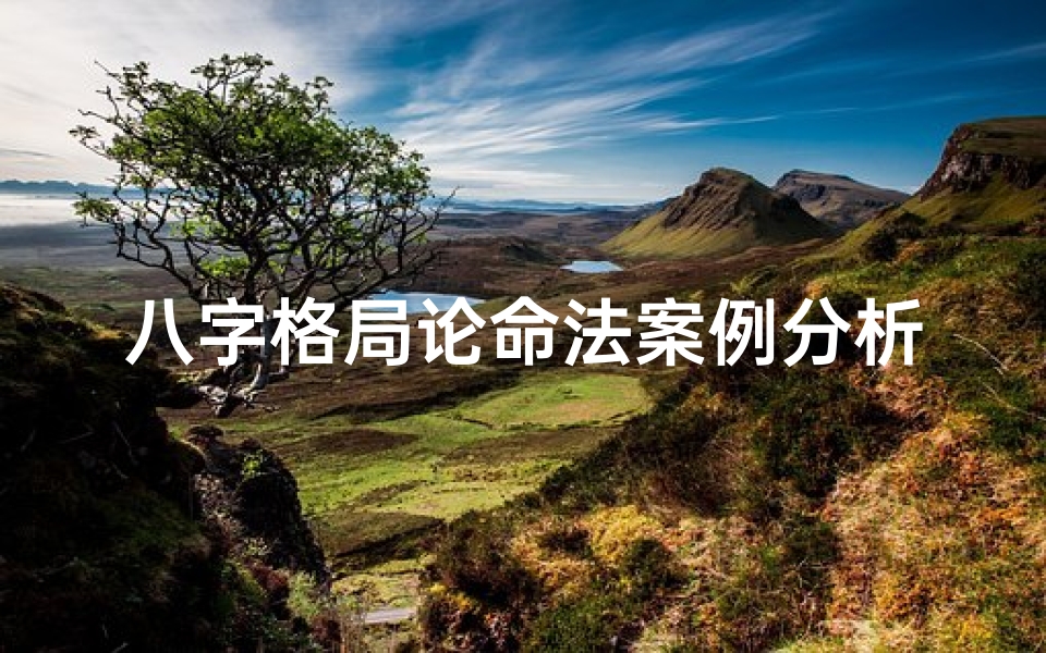 八字格局论命法案例分析:揭秘命运之谜