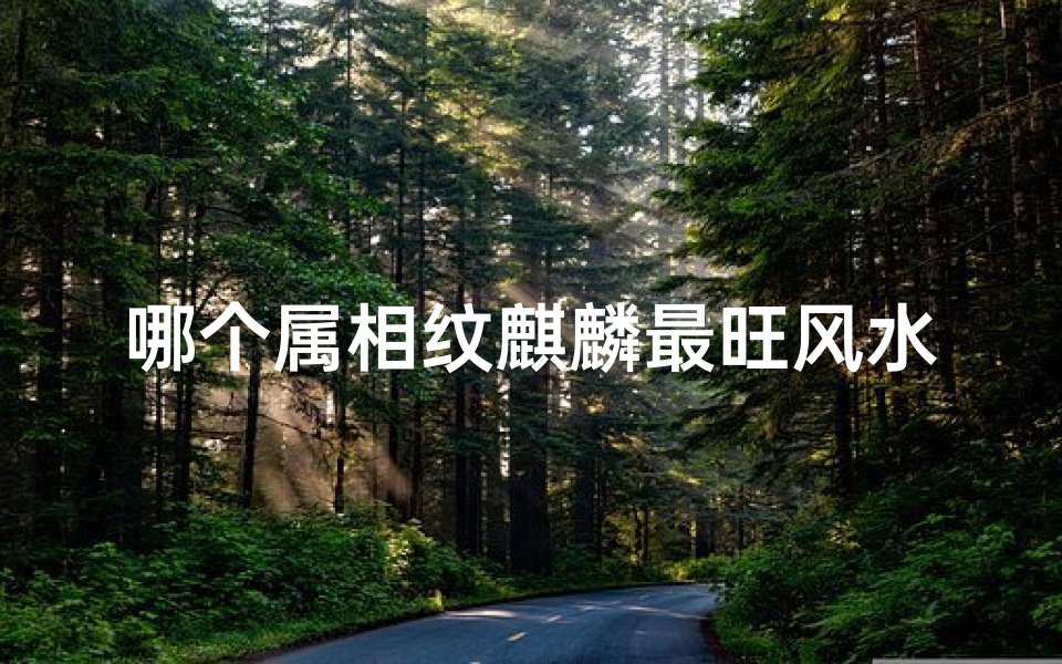 哪个属相纹麒麟最旺风水(属龙的纹麒麟有什么讲究吗)