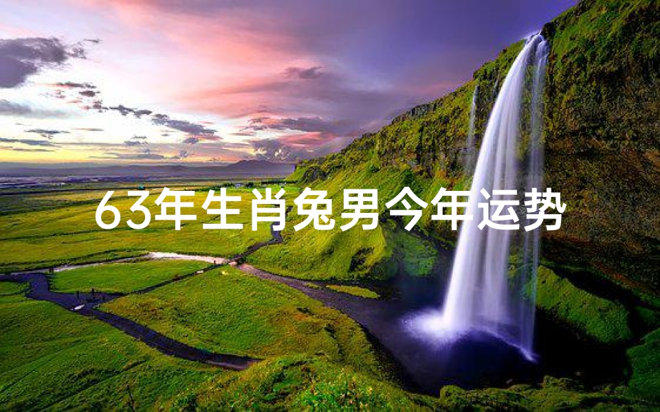 63年生肖兔男今年运势