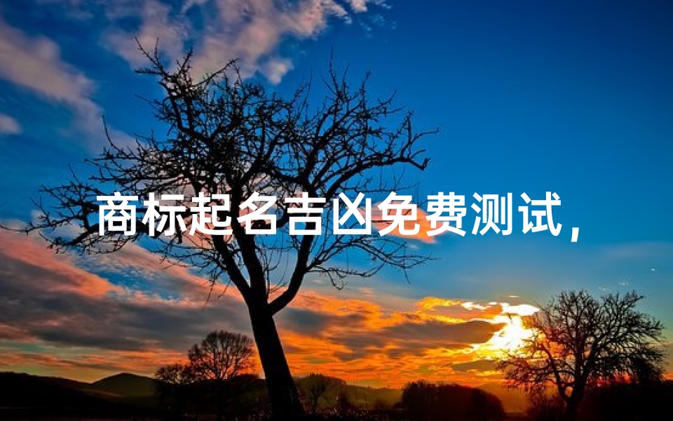 商标起名吉凶免费测试,如何取一个旺财旺运的好名字