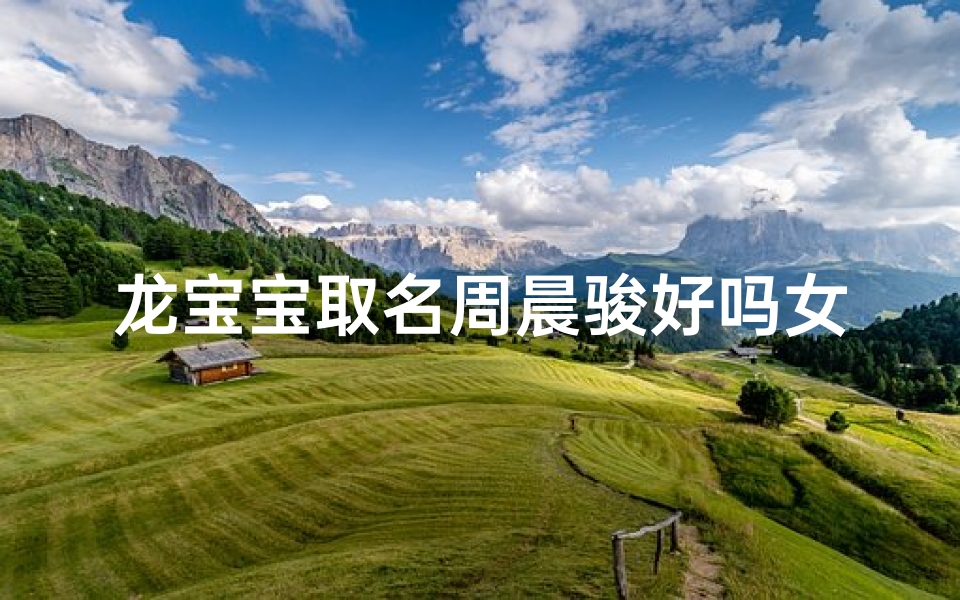 龙宝宝取名周晨骏好吗女孩、周晨起名