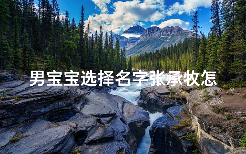 男宝宝选择名字张承牧怎么取名