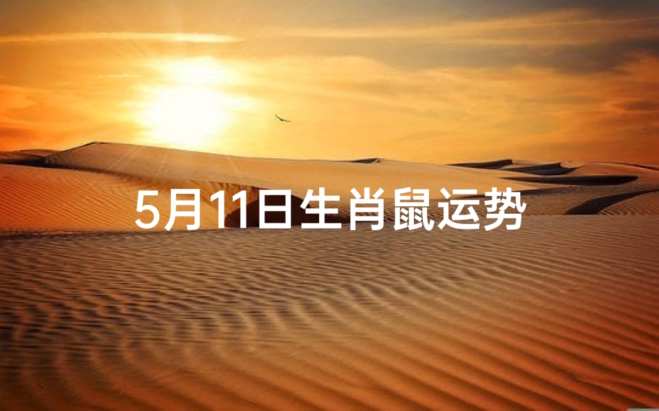 5月11日生肖鼠运势