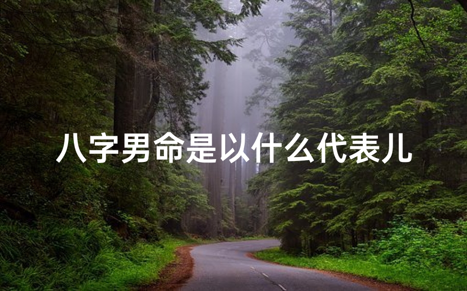 八字男命是以什么代表儿女_男八字什么代表儿子