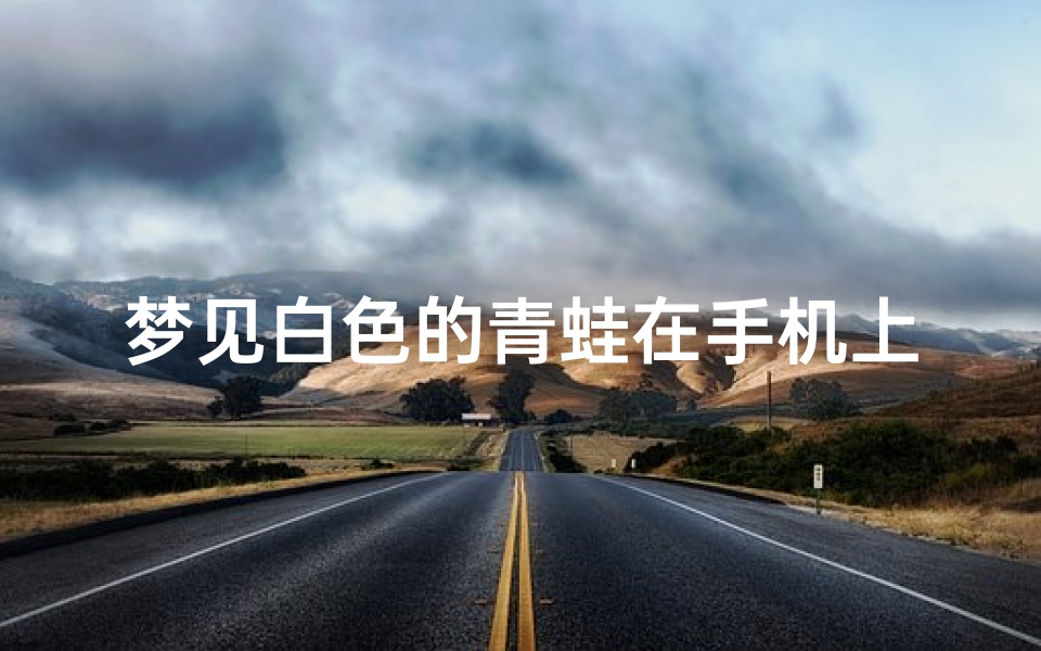 梦见白色的青蛙在手机上