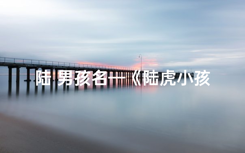 陆 男孩名—《陆虎小孩：童真世界里的成长故事》